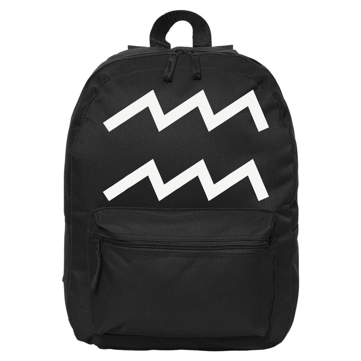 Aquarius zodiac 16 in Basic Backpack