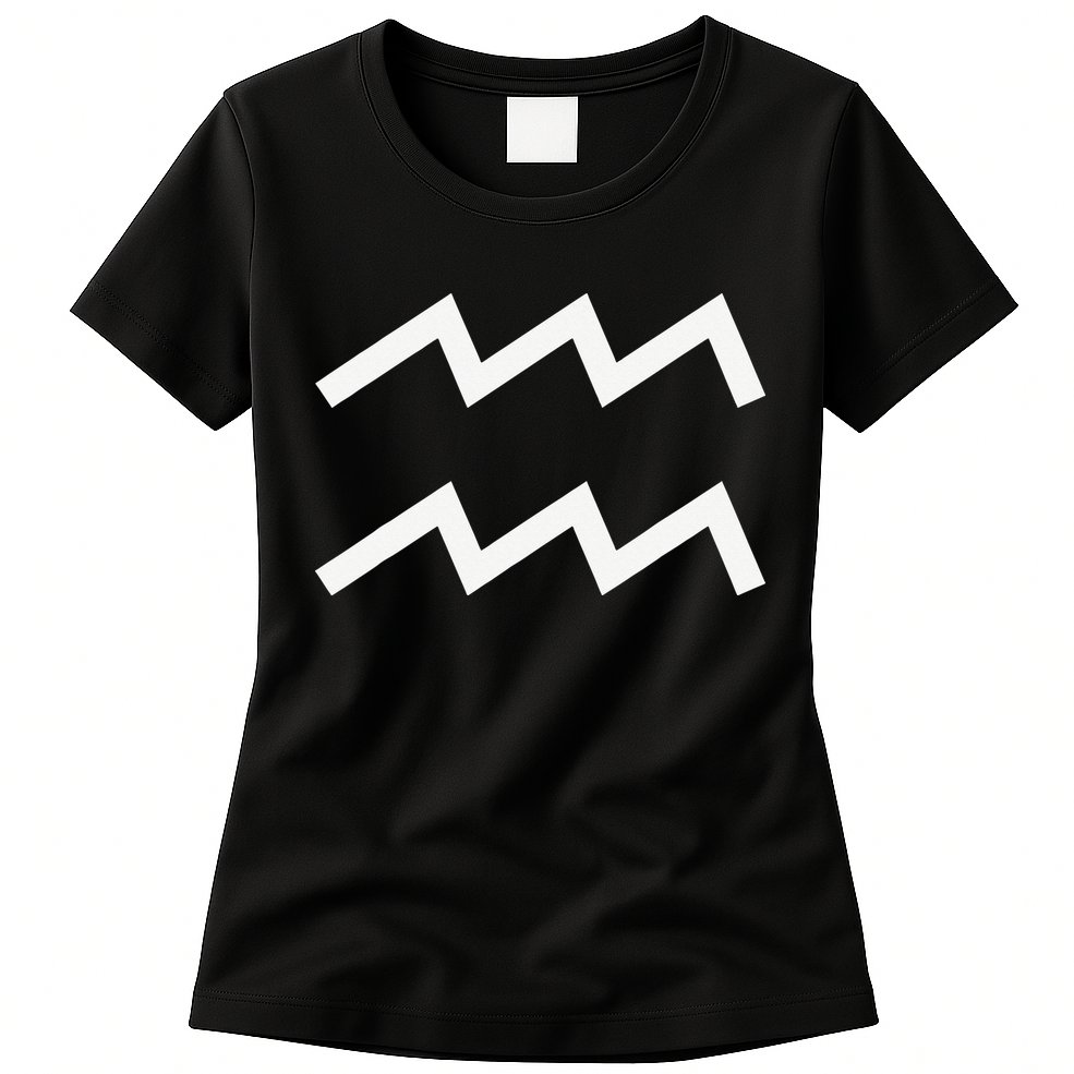 Aquarius zodiac Womens T-Shirt