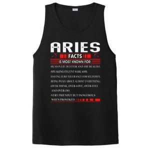 Aries Zodiac Birthday Aries Facts Gift Funny PosiCharge Competitor Tank