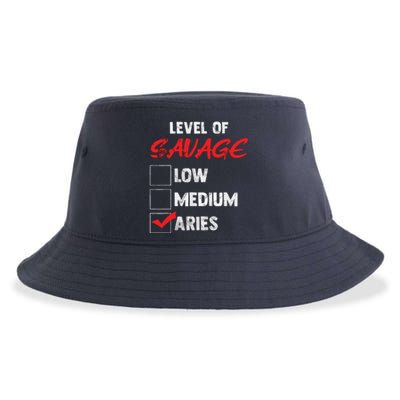 Aries Zodiac Birthday Gift Bday Celebrants Sustainable Bucket Hat