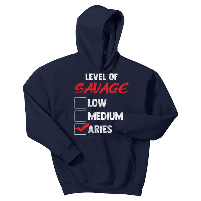 Aries Zodiac Birthday Gift Bday Celebrants Kids Hoodie