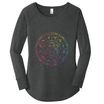 Astrology Zodiac Constellation Astrologer Women's Perfect Tri Tunic Long Sleeve Shirt