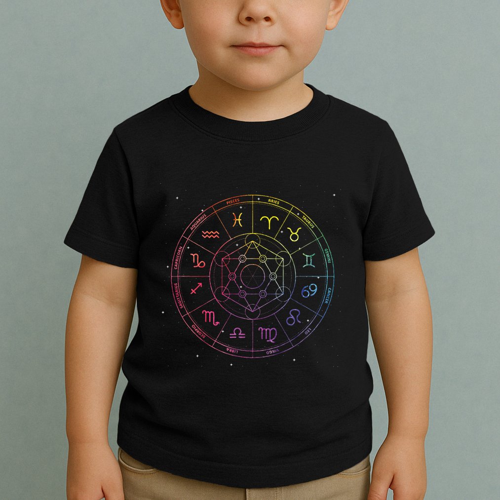 Astrology Zodiac Constellation Astrologer Toddler T-Shirt