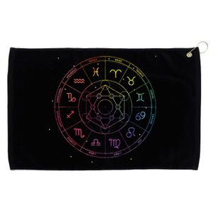 Astrology Zodiac Constellation Astrologer Grommeted Golf Towel