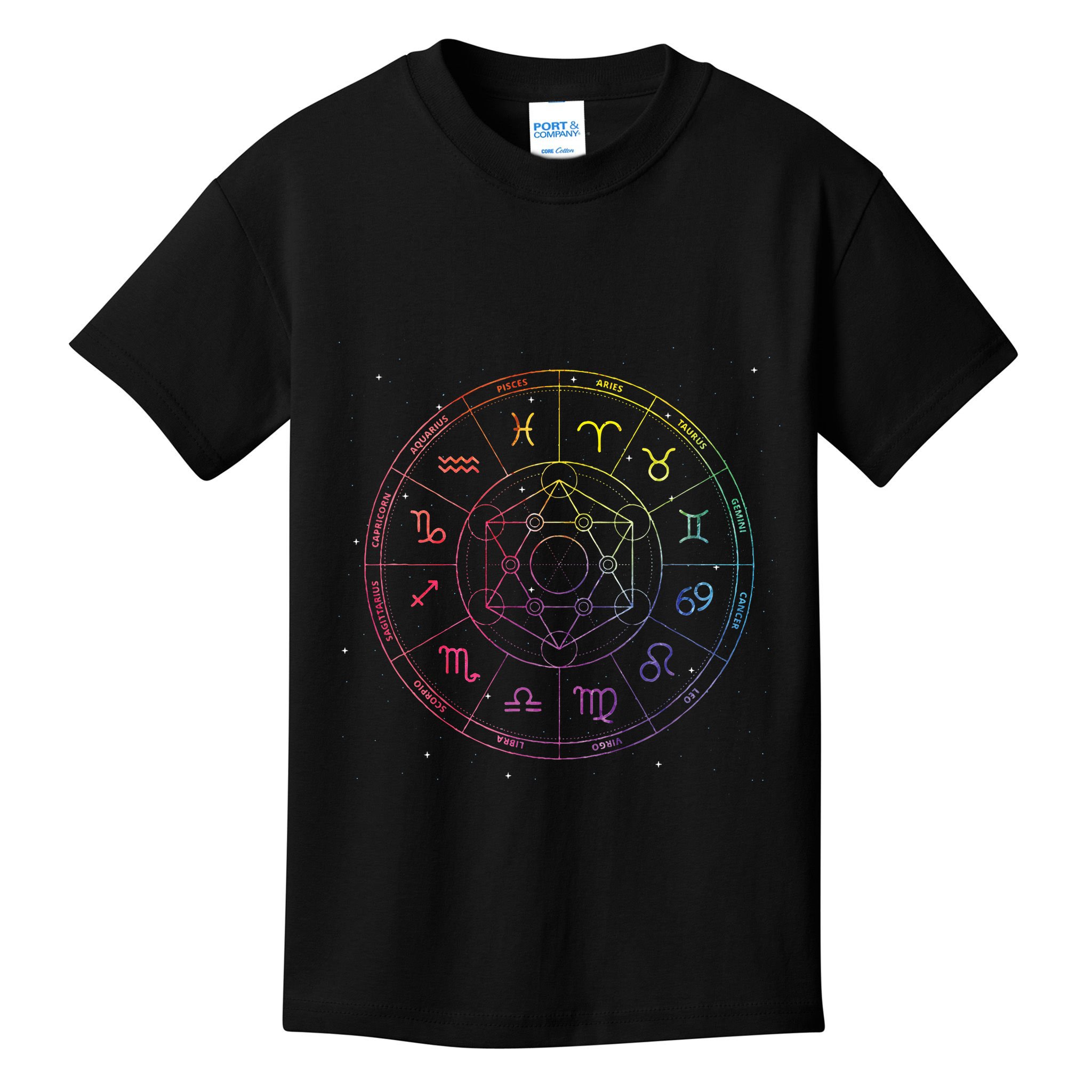 Astrology Zodiac Constellation Astrologer Kids T-Shirt