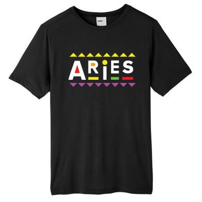 Aries Zodiac Design 90s Style Tall Fusion ChromaSoft Performance T-Shirt