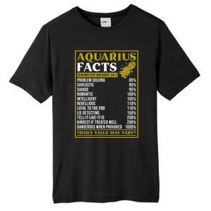 Aquarius Zodiac Facts Design Zodiac Facts Funny Aquarius Funny Gift Tall Fusion ChromaSoft Performance T-Shirt