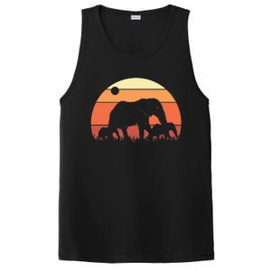 Africa Zoo Keeper Animal Family Retro Elephant PosiCharge Competitor Tank