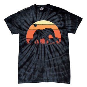 Africa Zoo Keeper Animal Family Retro Elephant Tie-Dye T-Shirt