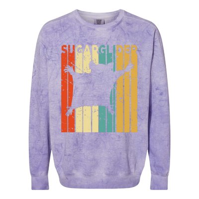 Aussie Zoo Keeper Animal Gift Sugar Glider Colorblast Crewneck Sweatshirt