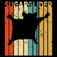 Aussie Zoo Keeper Animal Gift Sugar Glider Cooling Performance Crew T-Shirt
