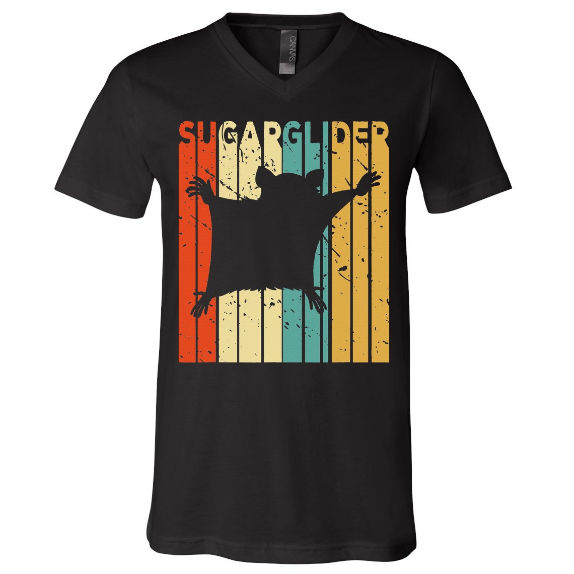 Aussie Zoo Keeper Animal Gift Sugar Glider V-Neck T-Shirt