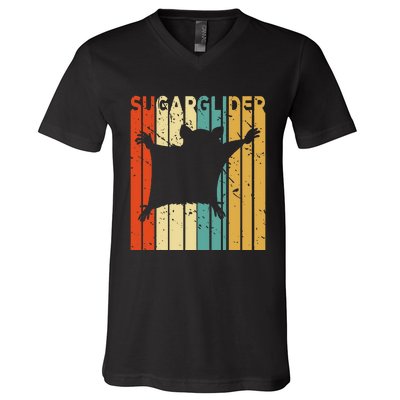 Aussie Zoo Keeper Animal Gift Sugar Glider V-Neck T-Shirt