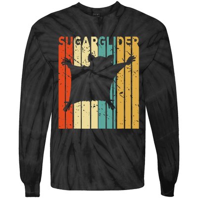 Aussie Zoo Keeper Animal Gift Sugar Glider Tie-Dye Long Sleeve Shirt