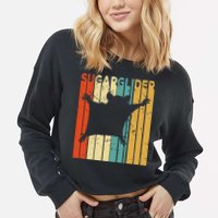 Aussie Zoo Keeper Animal Gift Sugar Glider Cropped Pullover Crew