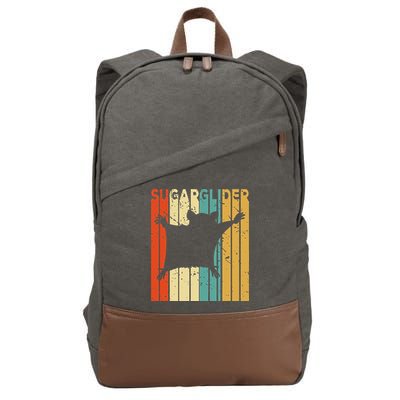 Aussie Zoo Keeper Animal Gift Sugar Glider Cotton Canvas Backpack