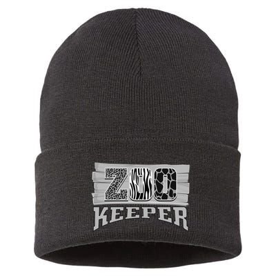 Animal Zookeeper Lover Easy Halloween Gift Sustainable Knit Beanie