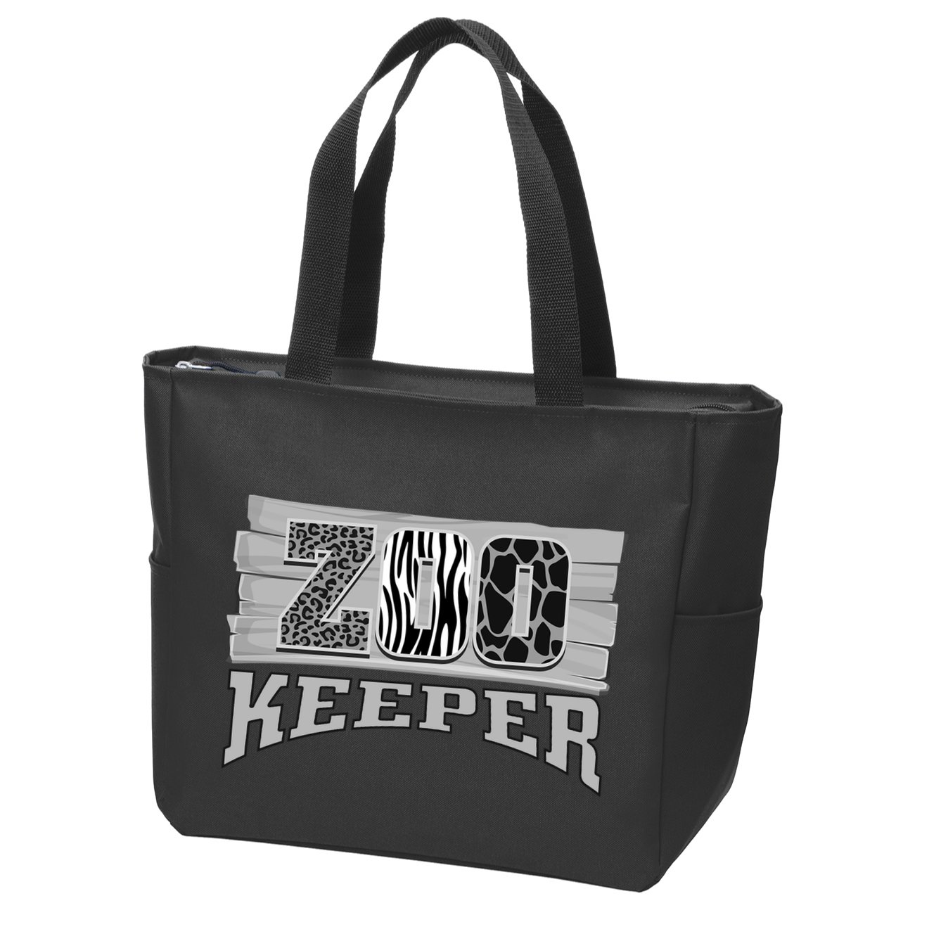 Animal Zookeeper Lover Easy Halloween Gift Zip Tote Bag