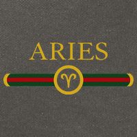 Aries zodiac March april birthday Graphic art Aries sign Cotton Canvas Backpack