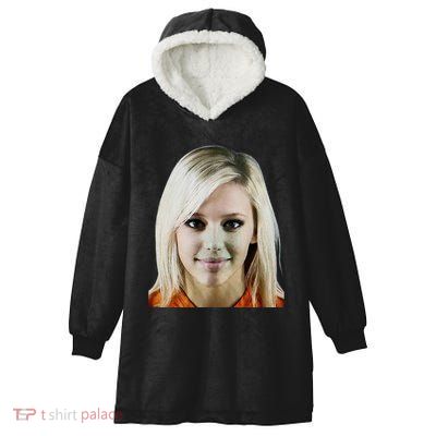 Alex Zedra Mugshot Hooded Wearable Blanket