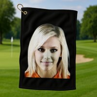 Alex Zedra Mugshot Golf Towel