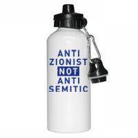 Anti Zionist Not Anti Semitic Aluminum Water Bottle