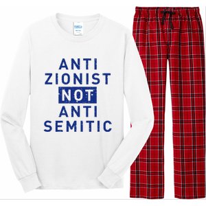 Anti Zionist Not Anti Semitic Long Sleeve Pajama Set