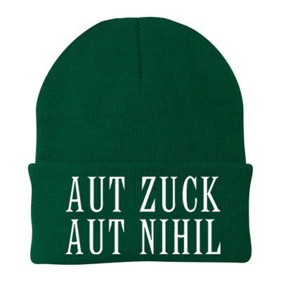 All Zuck Or All Nothing In Latin Aut Zuck Aut Nihil Knit Cap Winter Beanie