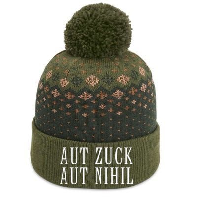 All Zuck Or All Nothing In Latin Aut Zuck Aut Nihil The Baniff Cuffed Pom Beanie