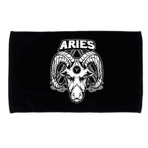 Aries Zodiac Sign Horoscope Symbols Astrology Gift Microfiber Hand Towel