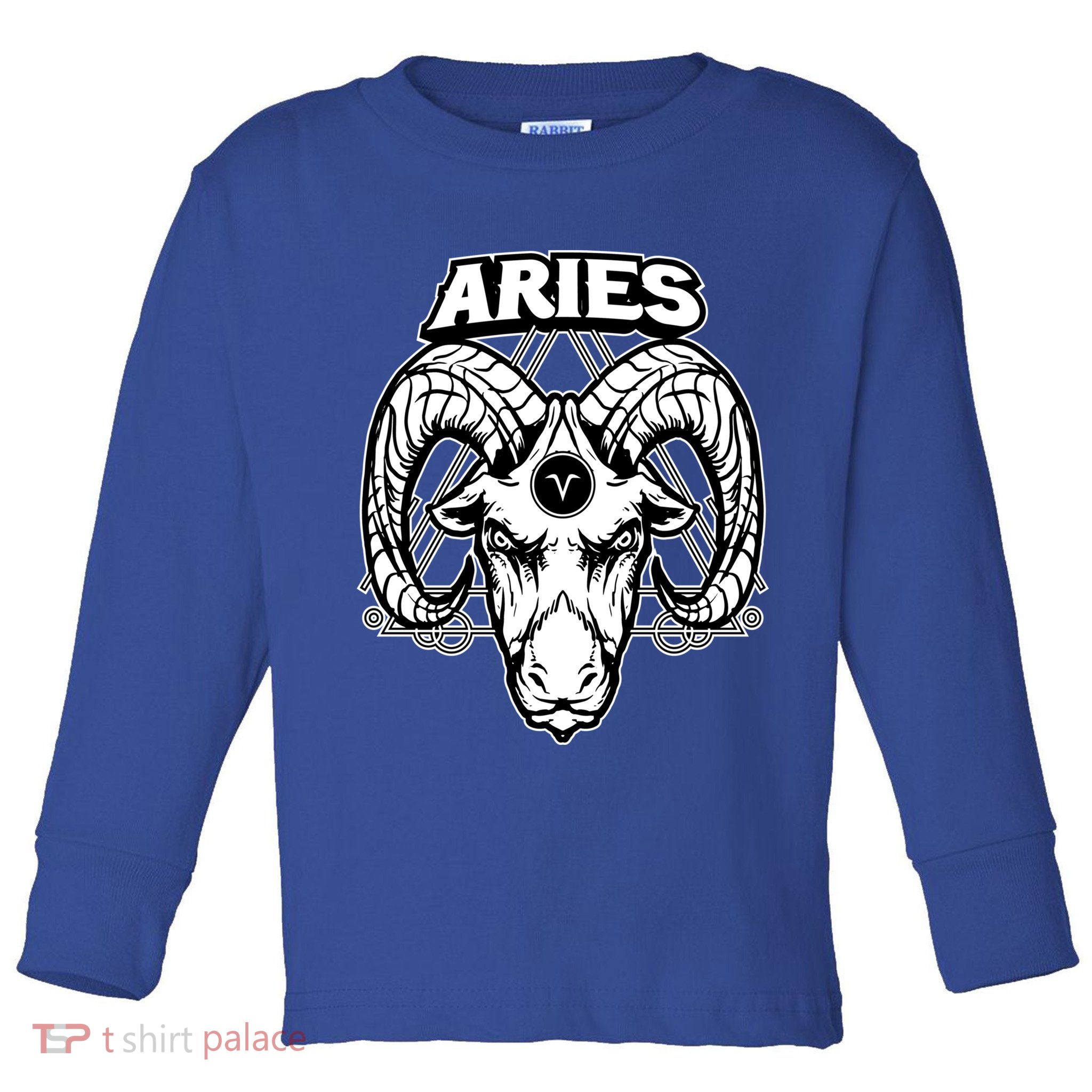 Aries Zodiac Sign Horoscope Symbols Astrology Gift Toddler Long Sleeve Shirt