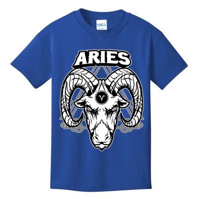 Aries Zodiac Sign Horoscope Symbols Astrology Gift Kids T-Shirt