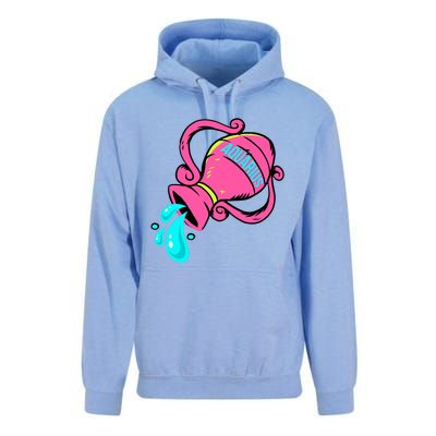 Aquarius Zodiac Sign January February Horoscope Gift Unisex Surf Hoodie