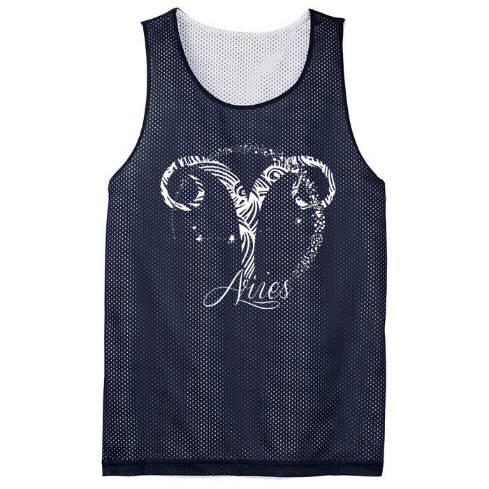 Aries Zodiac Sign March April Birthday Horoscope Mesh Reversible Basketball Jersey Tank