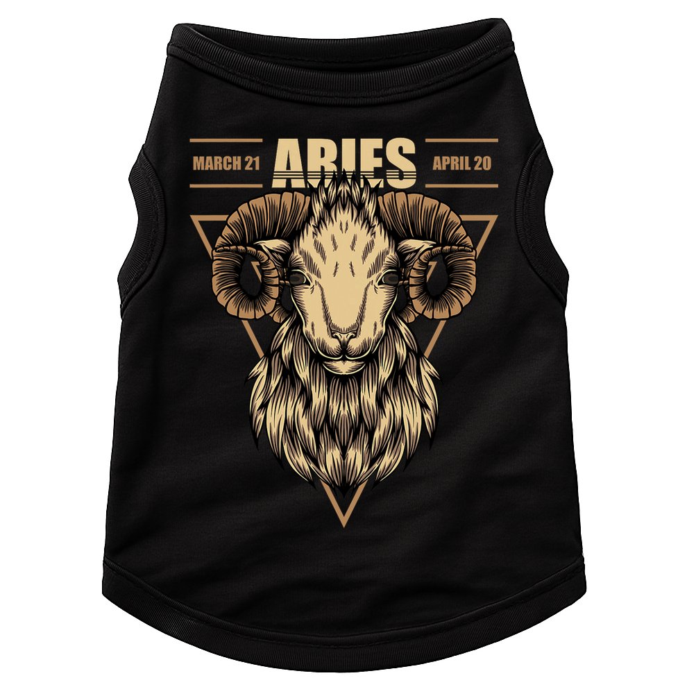 Aries Zodiac Sign Symbol Astrology Dates Doggie Tank