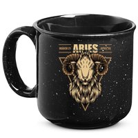 Aries Zodiac Sign Symbol Astrology Dates 15oz Campfire Ceramic Mug