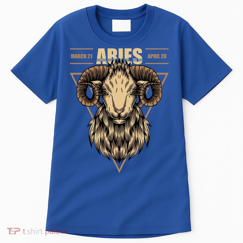 Aries Zodiac Sign Symbol Astrology Dates Tall T-Shirt
