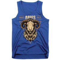 Aries Zodiac Sign Symbol Astrology Dates Tank Top