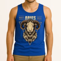 Aries Zodiac Sign Symbol Astrology Dates Tank Top