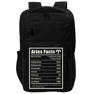 Aries Zodiac Sign Fun Facts Wo Birthday Aries Impact Tech Backpack
