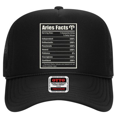 Aries Zodiac Sign Fun Facts Wo Birthday Aries Trucker Hat