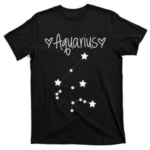 Aquarius Zodiac Sign Horoscope January February Birthday T-Shirt