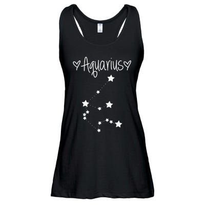 Aquarius Zodiac Sign Horoscope January February Birthday Ladies Essential Flowy Tank