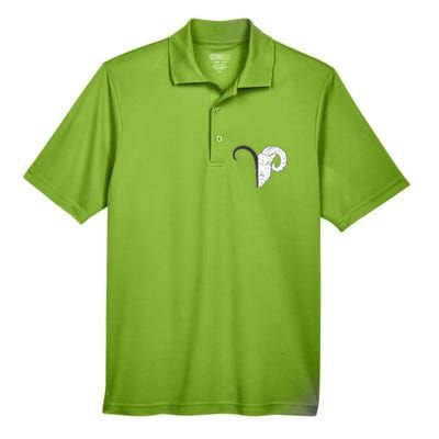 Aries Zodiac Symbol Birthday Gift Men's Origin Performance Piqué Polo