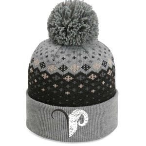 Aries Zodiac Symbol Birthday Gift The Baniff Cuffed Pom Beanie