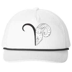 Aries Zodiac Symbol Birthday Gift Snapback Five-Panel Rope Hat