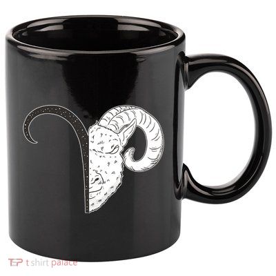 Aries Zodiac Symbol Birthday Gift 11oz C Handle Ceramic Mug