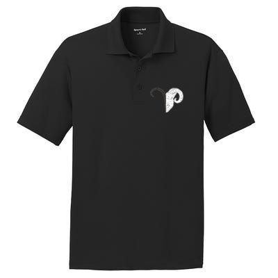 Aries Zodiac Symbol Birthday Gift PosiCharge RacerMesh Polo