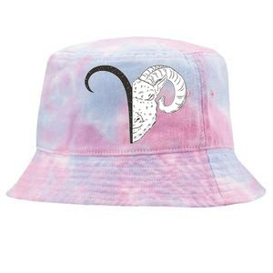 Aries Zodiac Symbol Birthday Gift Tie-Dyed Bucket Hat