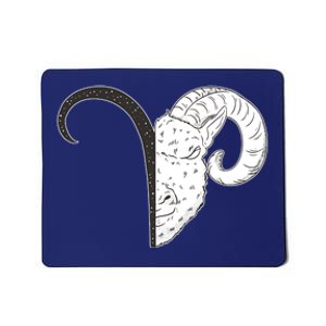 Aries Zodiac Symbol Birthday Gift Mousepad